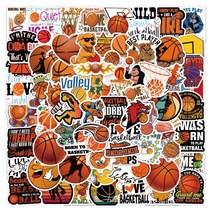 야구헬멧스티커 미적 농구 문구 스티커 팩 노트북 물병 헬멧 교실 플래너 선물, Basketball-10PCS