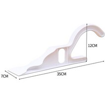침대 매트리스깔판 매트리스 웨지 엘리베이터 제작 및 리프터 편리한 도구 인체 공학적 허리 완화 이동 ABS 노동 Savi 116251, L white
