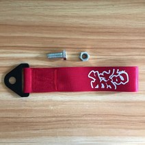 견인고리 자동차 차량 스트랩 후크 튜닝용품 장치 JDM 레이싱 카 로프 견인 혼다 시빅 닛산 일레스트 머스탱 랠리아트 도모 액세서리, 18.black