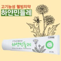 고기능성 하얀 흰 민들레 치약 프로폴리스 자이리톨 하얀민들레 구내염 기능성 잇몸 치아 미백 잇몸에 좋은 천연 성분 구내염 불소없는 웰빙치약, 3개+고급미용비누