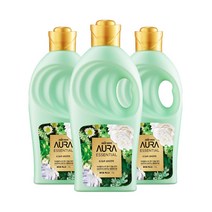 [초고농축 섬유유연제] 샤프란 아우라 에센셜 초고농축 섬유유연제 용기1L 화이트머스크, 1L, 3개