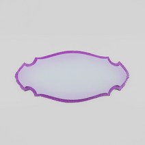 스티로폼 폼아트 문패판 대 퍼플