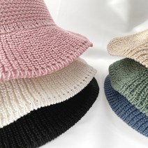 디작소 여성 여자 데일리 윈드 끈보닛 버킷 햇 모자