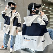 비비키드 봄 남아 가을 코트 주니어 상의 초등생 코트 초중생 바람막이 외투 재킷