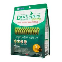 [소형견용] 덴티 3 페어리 클로로필 애견 덴탈껌 410g (S) - 56EA, 상세페이지 참조