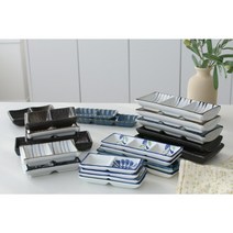 일본풍 이절 삼절 종지 26종 소스기 간장 초장 양념 일식 종지, 삼절종지, 라인