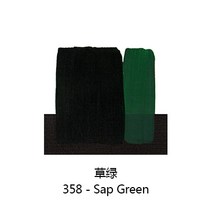 아크릴물감 다이소아크릴물감 아크릴 물감 사용법 백드롭페인팅재료, 200ml/지점, 잔디 녹색 358 잔디