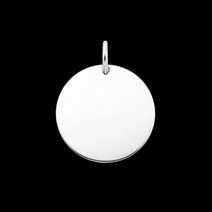 은 고급 핸드메이드 각인용원판 장식 20mm 1개입, 단품