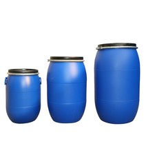 대용량 폐수통 폐액 처리 보관통 125L150L200L, 120L 청색 특후철통