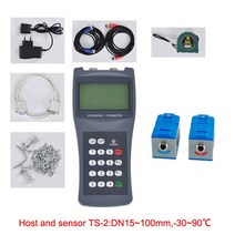 유량계 TDS-100H 휴대용 핸드 헬드 초음파 클램프 센서 M2DN50-700mm 물 100-240V, [07] H And Sensor TS-2