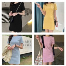 예식원피스 차분한 20대 여성 여자 여학생 대학생 학교 사무실 파스텔원피스 쇼핑몰 5컬러