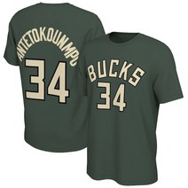 BUCKS 34 아데토쿤보 밀워키 벅스 NBA 반팔 티 셔츠 빅사이즈 농구 야니스 커플 스웻 슈팅 져지 웜업 저지