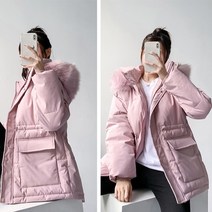 스타일아유 웰론 패딩 겨울 후드 루즈핏 오버핏 숏 하프 점퍼 기본 베이직 빅사이즈