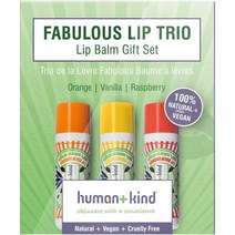 Human Kind Lip Balm Trio 휴먼카인드 립밤 기프트 세트 3개입