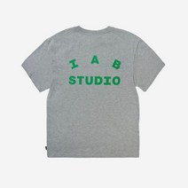 아이앱 스튜디오 티셔츠 그레이 그린 - 22FW IAB Studio T-Shirt Gray Green - 22FW