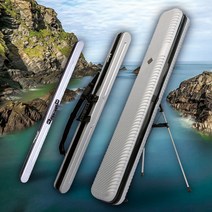 슬림형 하드케이스 낚시가방, 브라운