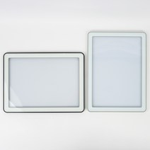 부착식 홍보판 행사게시판 슬라이딩 메모꽂이 A4, 색상, 흰색