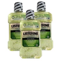리스테린 내추럴 그린티 구강청결제 250ml X 3개 내추럴그린티 그린티 리스테린 구강청결제 가그린, 상품선택, 쿠팡 본상품선택