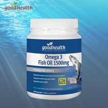 굿헬스 오메가3 피쉬오일 1500mg 400캡슙, 400정, 400캡슐