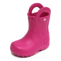 크록스 키즈 핸들잇 레인부츠 주니어 아동 장화 핑크 12803-6X0