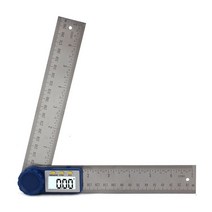 비슈몰유통 스텐레스재질 디지털 각도자 각도기 각도계 1.5T 400MM