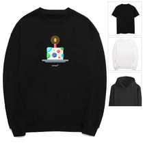 키밍 생일 케이크 여성 남성 티셔츠 후드 맨투맨 행사티셔츠 단체티제작 회원티셔츠 편한옷 일상 데일리 후