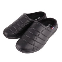 남성 방한 겨울 슬리퍼 패딩 기모 슬립온 털 실내화 겨울신발 (M-40).