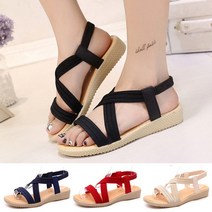 여성샌들 스트랩 비즈 샌들 M2618