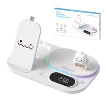 메이플스토리 예티 4in1 고속 무선충전기 피규어 애플워치 아이폰 에어팟