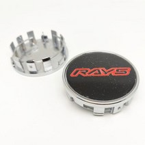 자동차휠캡 휠캡링 커버 센터 허브 4 개 54mm 50mm 작업 광선 포함 볼크 레이싱카 림 엠블럼 배지, N