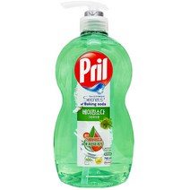 프릴 시크릿 오브 베이킹소다 주방세제 그린허브 향, 750ml, 4개