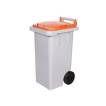 HDPE 상차용 아파트 음식물쓰레기통 STC-60(60L) 음식물폐비닐수거함, 노랑