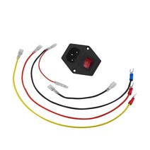 3D 프린터 액세서리 Makerbot 전원 소켓 (스위치 포함) 선박 형 버튼 (퓨즈, 01 Socket switch