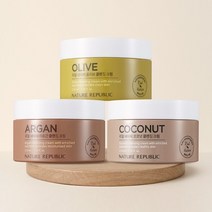 [네이처리퍼블릭] 1+1 리얼 네이처 클렌징 크림 3종 택 1, 코코넛 PK3802