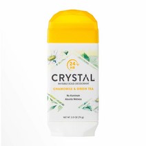 Crystal 인비저블 솔리드 데오도란트 카모마일 앤 그린티 238222, Chamomile Green Tea