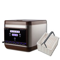 젓가락 소독기 식기 건조 자동 보관 살균기 자외선, B 브라운 100벌