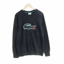 라코스테스포츠 네이비 면혼방 빅로고맨투맨 남자 S [95] 5054