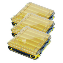 씨케이 / 10구 고급형 양면 루어 태클박스 / 삼봉 에기 보관 / 미노우 등 각종 루어 보관, 옐로우 3개 세트