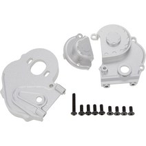 MEUS RACING 알루미늄 변속기 하우징 세트 금속 기어 박스 하우징 AXIAL 1/18 UTB18 Capra 트레일 버기 #A, 02 Silver