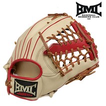 BMC 1등급 트러스트 외야 글러브 변형 티벨트웹 13인치 크림/레드, 우투