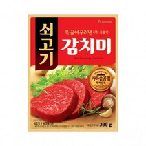 소문난 쇠고기 감치미 300g 정원이샵 풍미엄 감칠맛업 캠핑조미료 한국전통요리 집밥 모에모에큥, 11개