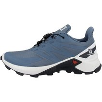 SALOMON 여성용 슈퍼크로스 블래스트 W 로우 라이즈 하이킹 부츠 블루 화이트.