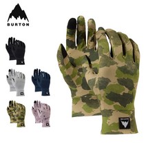 버튼 BURTON 스키 스노우보드 이너장갑 스마트폰 터치 Touchscreen 라이너, True Black