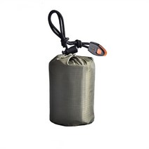 비비색 1인용 도플갱어텐트 미니텐트 차박 백패킹 비박 야외 관광 비상 보온 방수 수면 가방 11x6cm 캠핑, 02 Grey