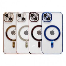 다온샵아이폰13 맥세이프 컬러라인 슬림 젤리 케이스 P681