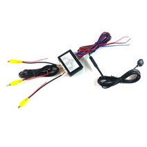 화물차블랙박스 4채널 전후방 녹화 카메라 주차 비디오 채널 변환기 자동 스위치 전면보기 측면 후면보기 후면보기 비디오 제어 상자 2 또는 4 방법, 투웨이 박스