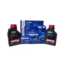 포터2 2.5 CRDI -16년8 (에어필터+오일필터+모튤 엔진오일) 세트 A2084+O1188+POWER LCV ECO 5W30 (8L)