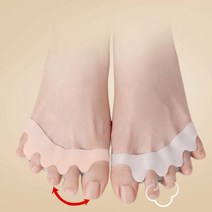100% 실리콘 발가락 교정기 무지외반증 교정 엄지발가락