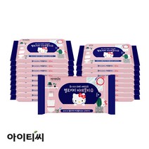 아이티씨 헬로키티 휴대용 비데 물티슈(10매)X20팩