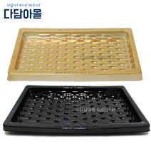 등채반 등바구니(낮음) 금/검 2/3/4호 정육용품 포장, 검정3호